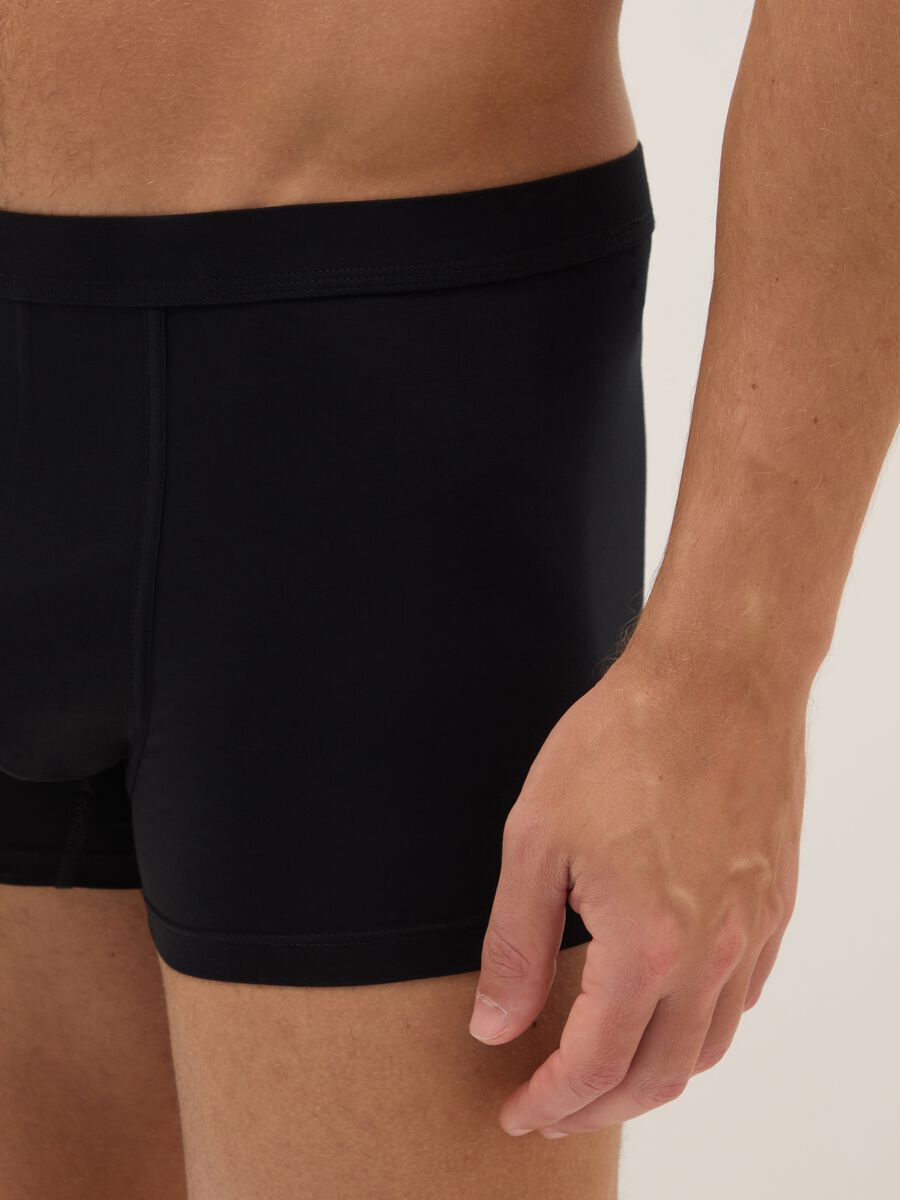 Bipack boxer neri regular fit in cotone mercerizzato_3