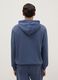 Blue cotton blend hoodie in regular fit with Everlast logo_2