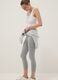 Skinny-fit grey stretch cotton leggings_0