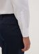 White regular-fit pure cotton shirt with cutaway collar_2