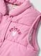 Girls&rsquo; pink padded gilet with Lilo & Stitch embroidery_2