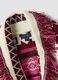 Girls&rsquo; multicolour jacquard cardigan with deep V-neck_4