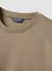 Beige slim-fit mercerised pure cotton T-shirt_5