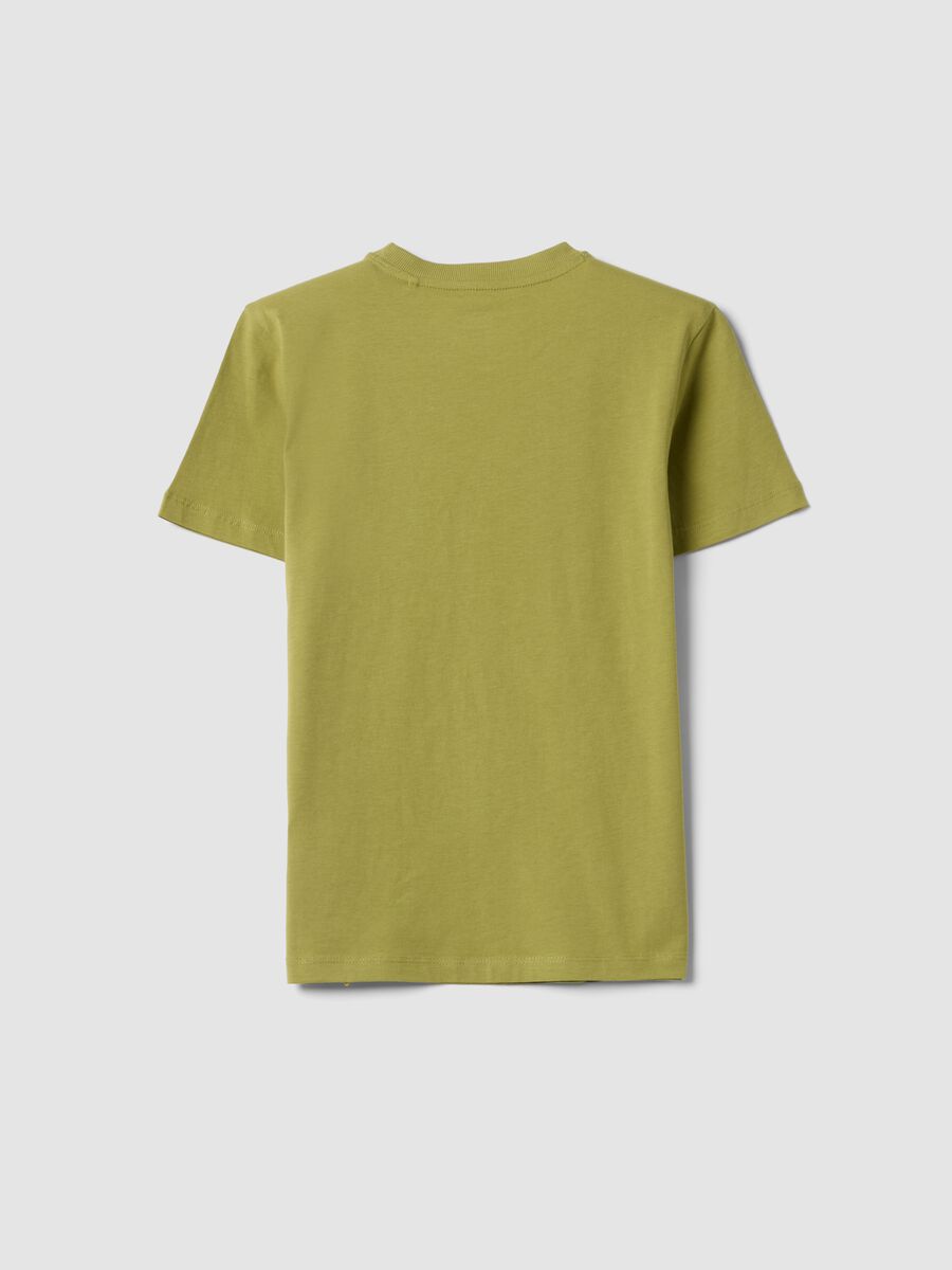 Green organic cotton short-sleeve T-shirt_4