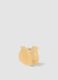 Yellow shell-shaped hair clip_1