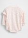 Pink cotton bodysuit with flowers_1