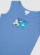 Sleeveless multicolour pure cotton baby Mickey Mouse bodysuit duo pack_2