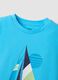 Blue pure cotton boys&rsquo; vest with sailboat print_3