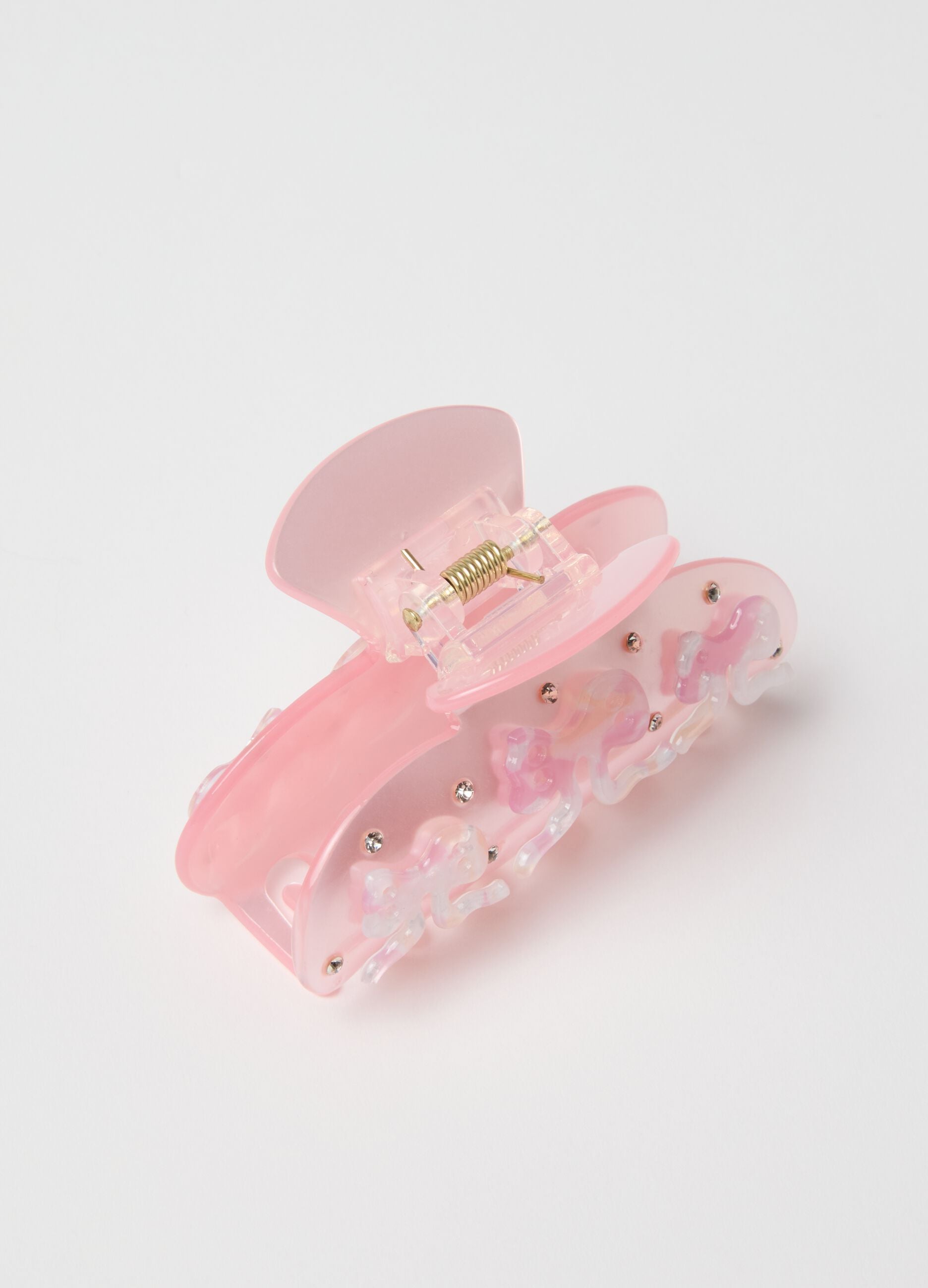 Pink Hair Clip with Bow