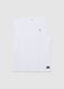 Men&rsquo;s white regular-fit vest top in 100% cotton with embroidery_4