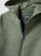 Green hooded sweatshirt with zip for kids in pure cotton regular fit_2