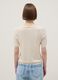 Beige Viscose Blend Regular Fit T-shirt_2