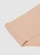 Beige regular fit stretch cotton briefs_5