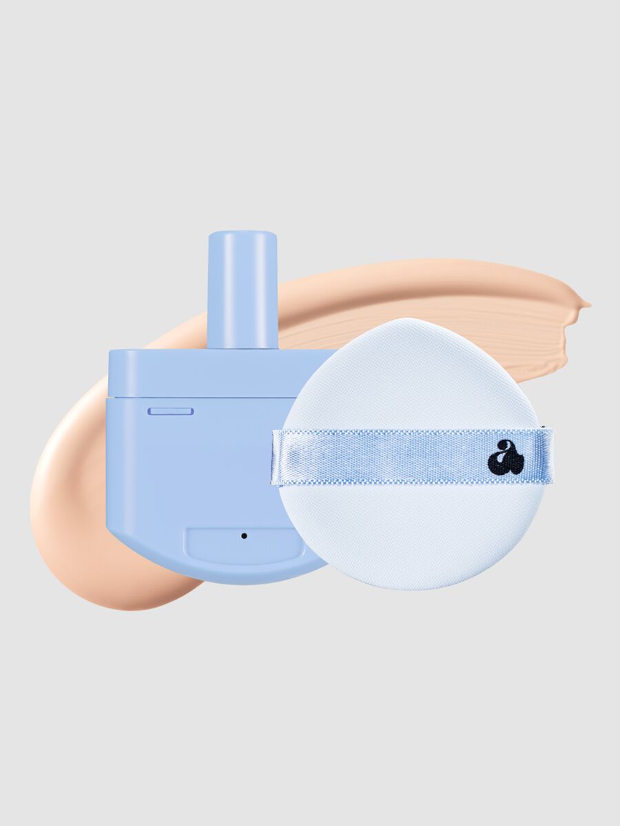 BABE SKIN BABY BLUE CUSHION RE-FEEL 21N FLUFFY - Make-up coreano_0