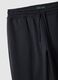 Black Regular Fit Cotton Blend Joggers_5