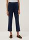 Blue regular-fit pure cotton chino trousers_1