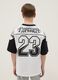 Multicolor pure cotton oversized children's T-shirt with prints_1