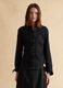 Black Stretch Cotton Long Sleeve Slim Fit Shirt_2