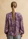 Multicolour viscose blend regular fit shirt with mandarin collar_3