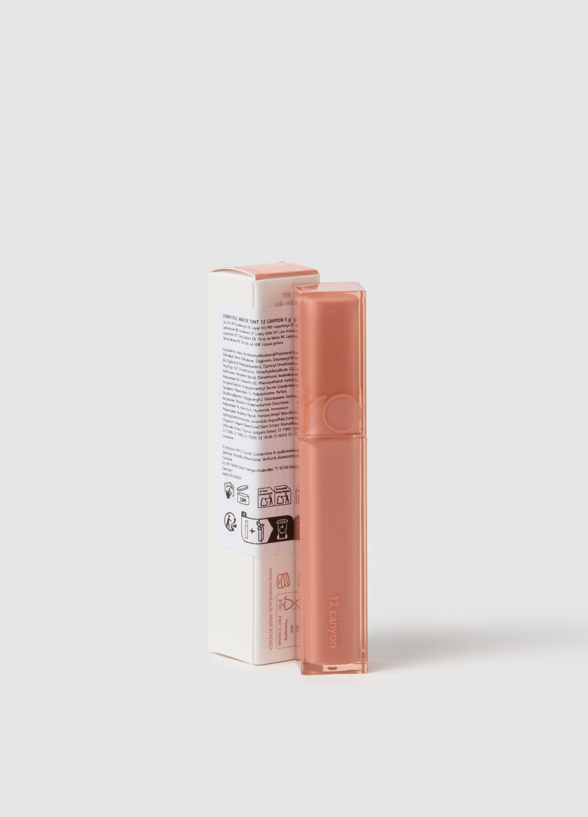 ROM&ND DEWY&middot;FUL WATER TINT 12 CANYON - Korean makeup