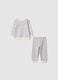 Multicoloured pure cotton newborn pyjamas with floral design_0