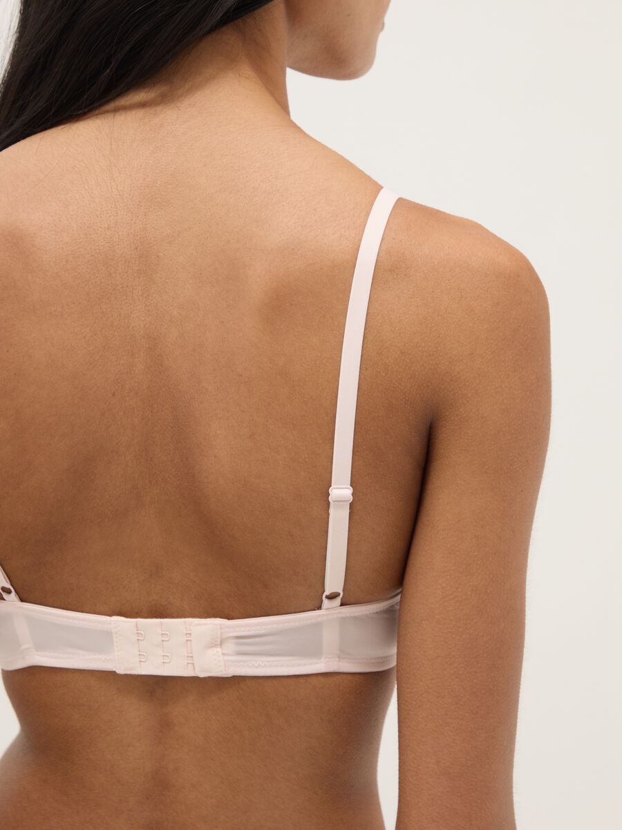 Pink Triangle Bra with Lace Detail_2