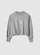Grey cotton blend girls' relaxed fit sweatshirt with star_3