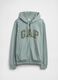 Cotton blend logo hoodie_3