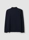 Blue stretch cotton-blend piqu&eacute; polo shirt, Easy Dry, regular fit_2