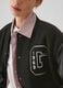 Varsity bomber jacket with glossy-effect sleeves_3