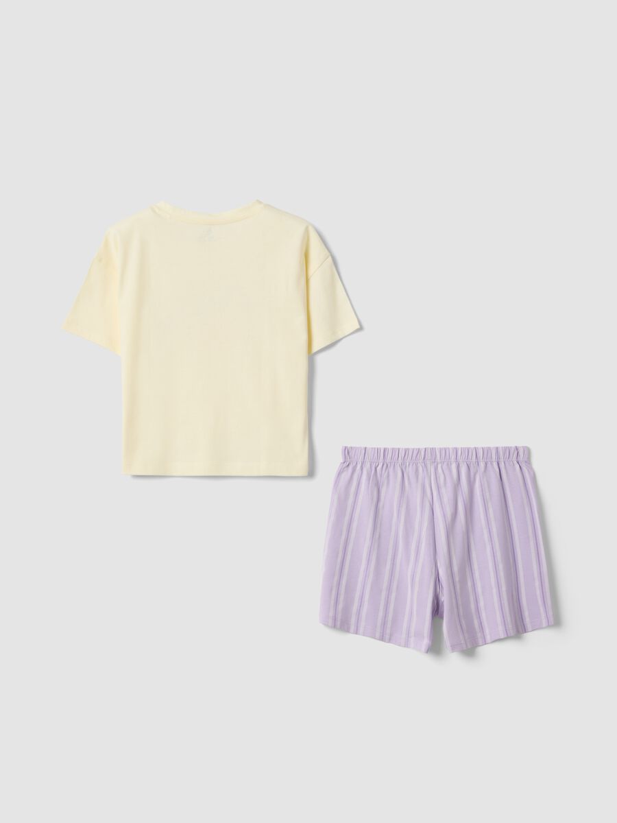 Multicolour organic cotton pyjamas for girls_1