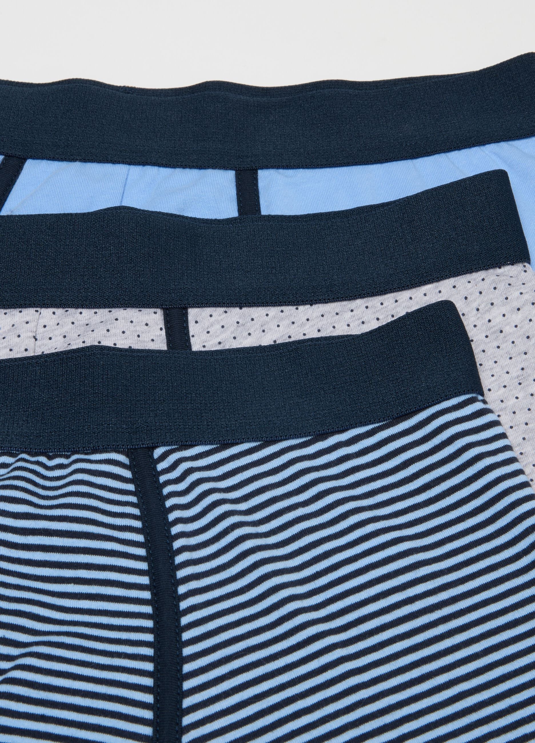 Multipack of multicolour stretch cotton regular fit boxers