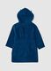 Baby Blue Pure Cotton Bathrobe with Superhero Motif_1