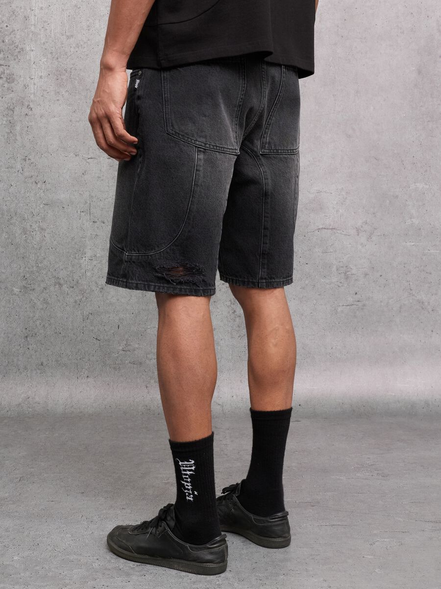 Black Denim Shorts_2