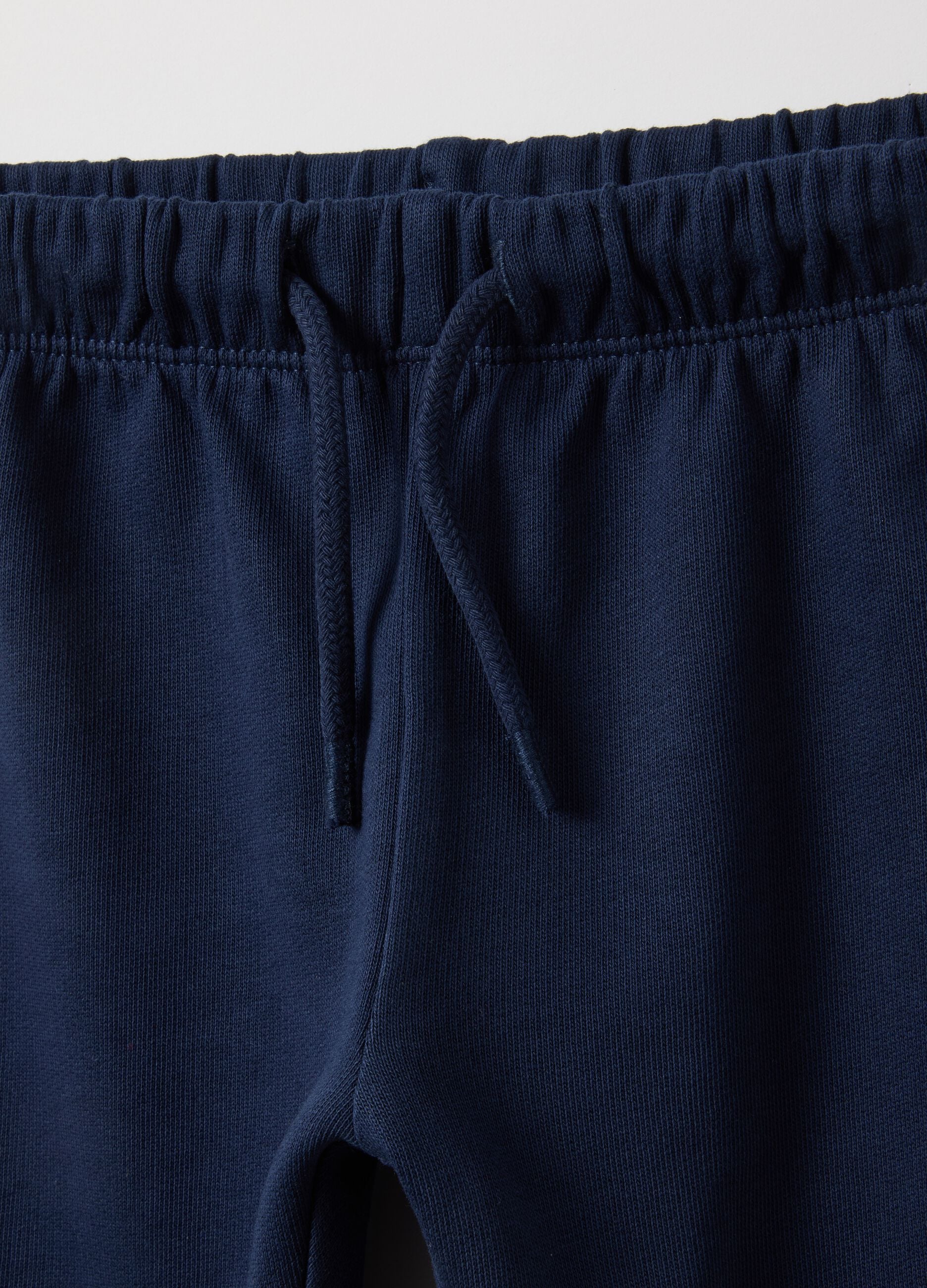 Pure cotton blue trousers regular fit for children
