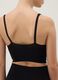 Black non-padded bra with adjustable straps_2