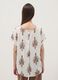 White pure viscose blouse with brown print, regular fit_3