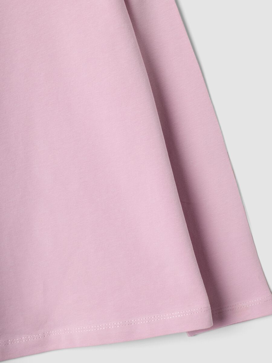 Pink long-sleeve stretch-cotton T-shirt_3