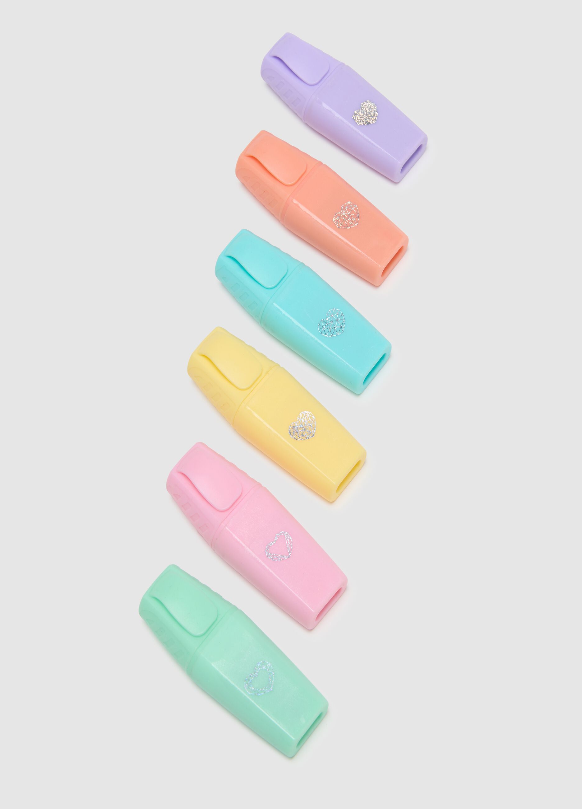 Set of Mini Multicolor Highlighters