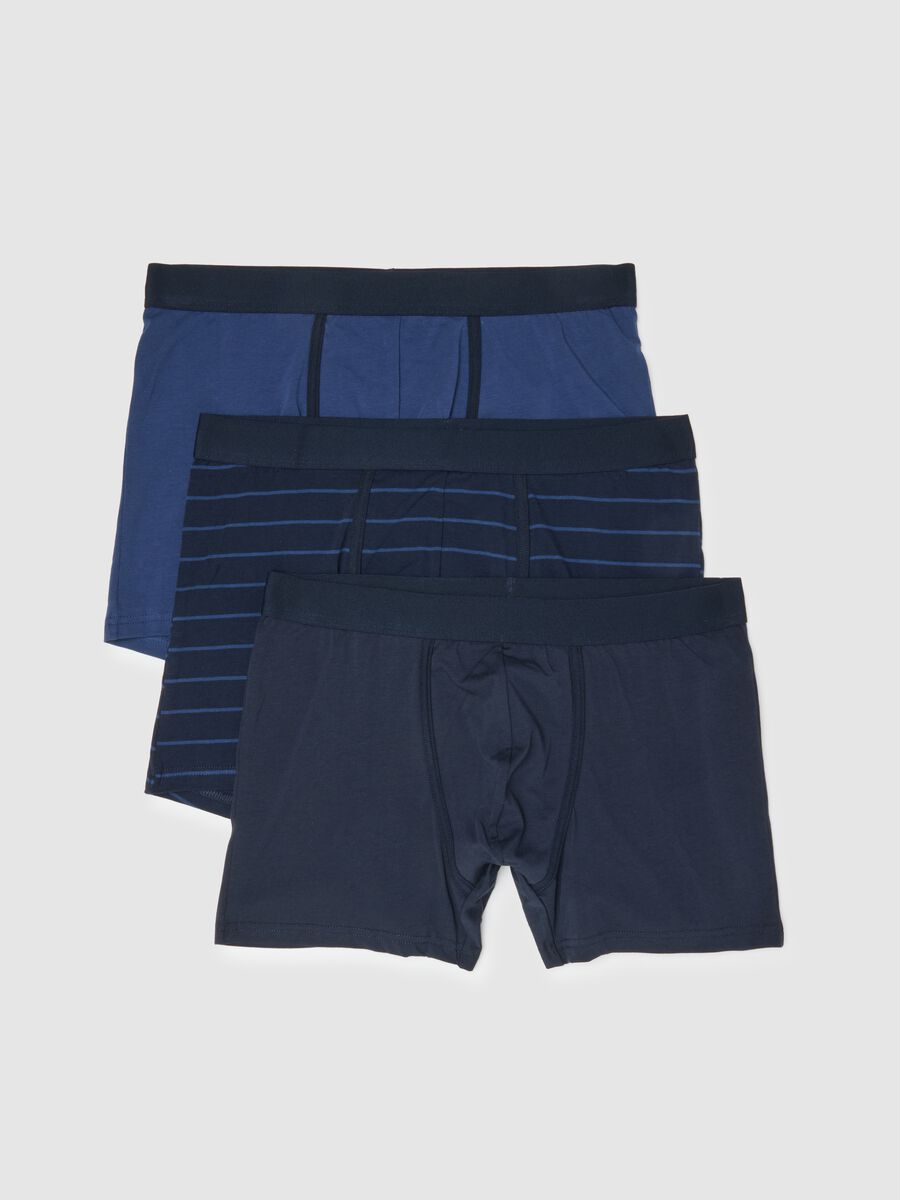 3-pack regular-fit blue organic stretch cotton mid-length boxers_4