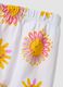 Multicolour pure cotton short baby pyjamas with floral print_3