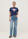 Blue pure cotton t-shirt regular fit with Hard Rock Cafe logo_1