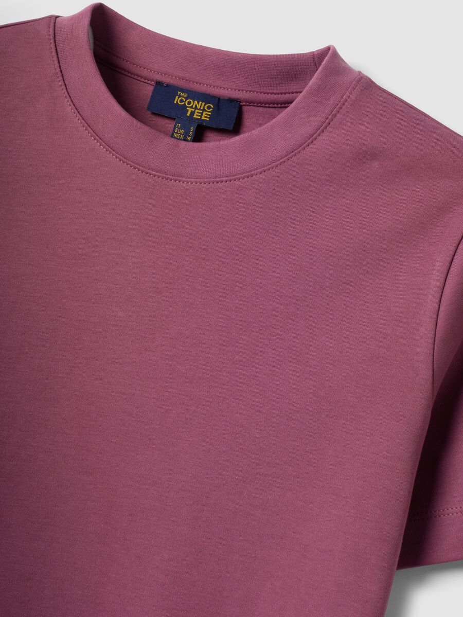 Pink relaxed-fit pure cotton short-sleeve T-shirt_6