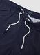 Blue regular-fit swim shorts with drawstring_5