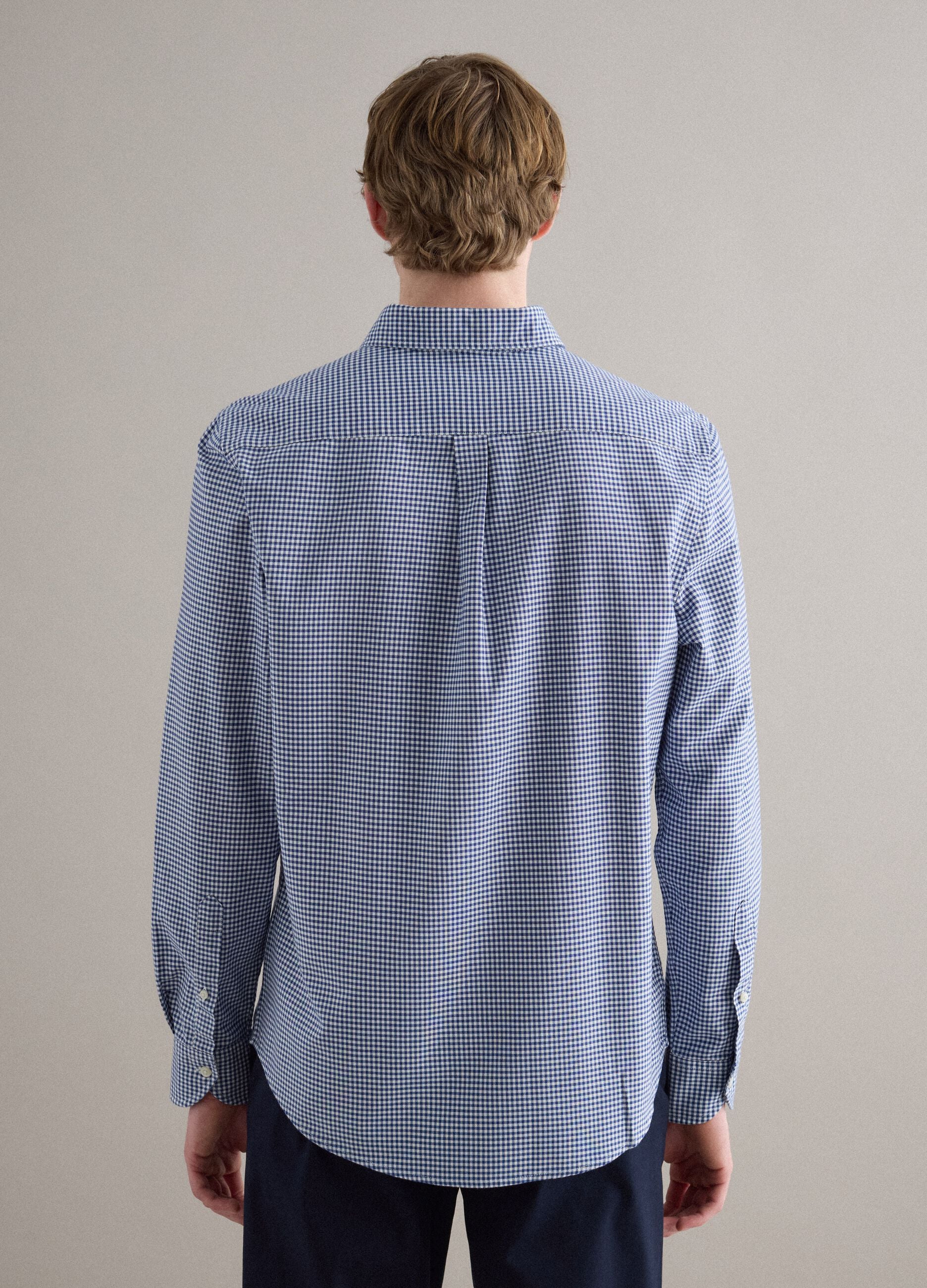 Multicoloured Check Pure Cotton Regular Fit Shirt