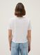 White pure cotton regular fit t-shirt with palm embroidery_2