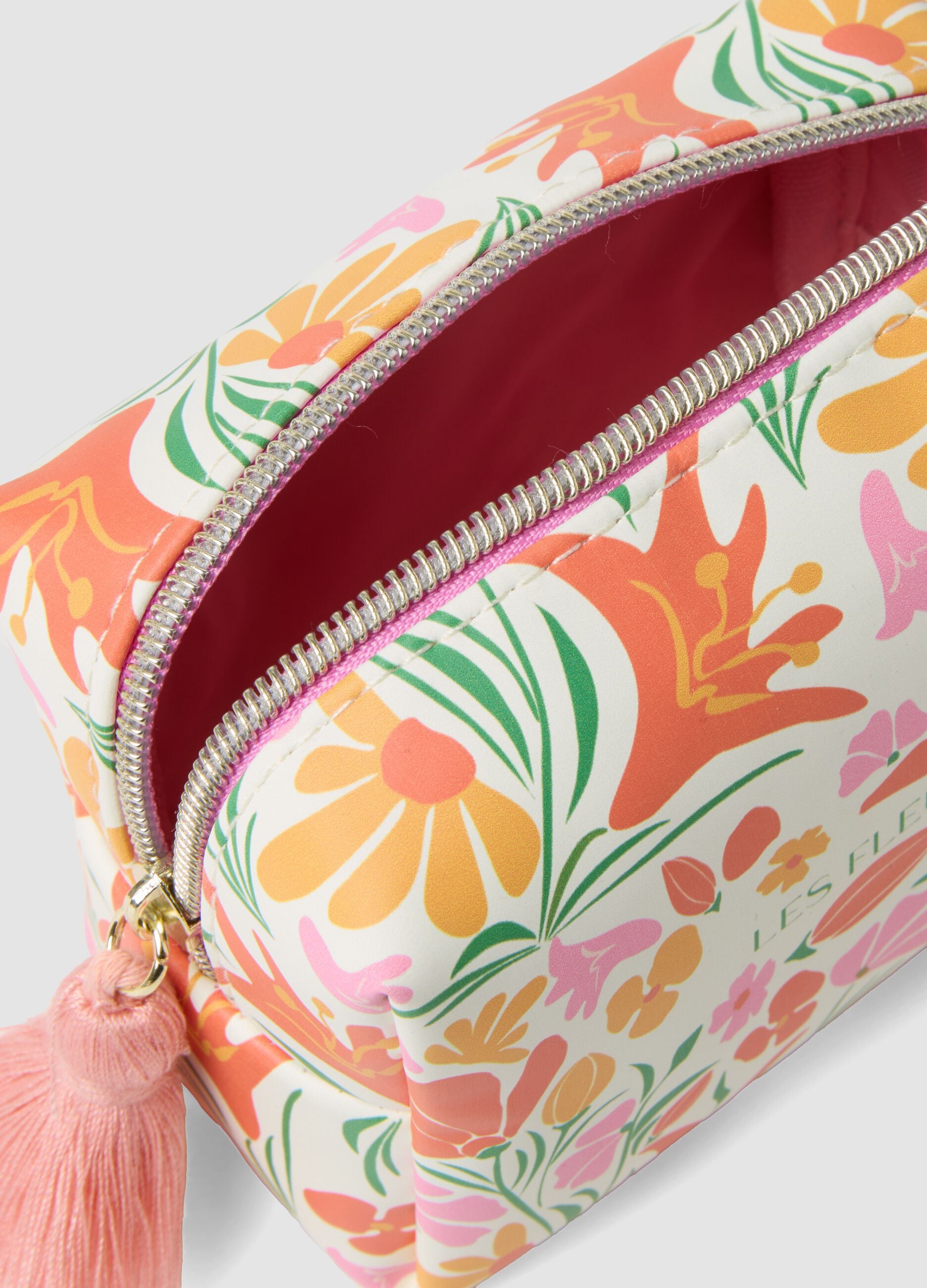 Multicolour floral beauty case