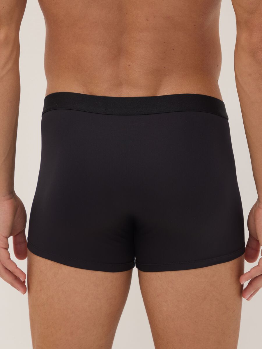 Three-pack of black stretch microfibre boxers_2