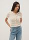 White cotton-blend regular-fit knitted cardigan_2