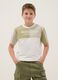 White pure cotton short-sleeve T-shirt_0